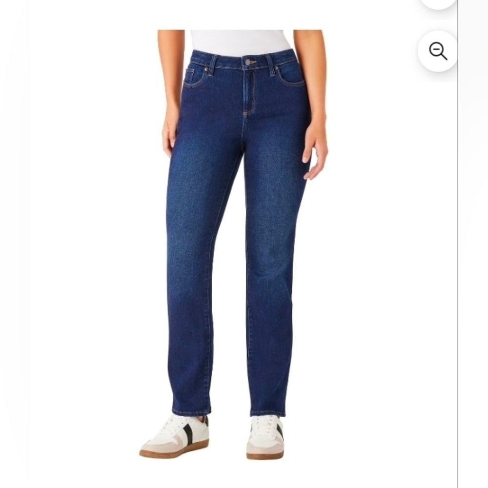 Member's Mark Women's High-Rise Straight Jeans Stretch Leg Fit